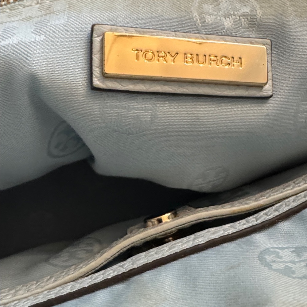 Tory Burch Light Gray Tote Bag - Picture 4 of 5